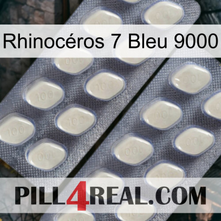 Rhinocéros 7 Bleu 9000 07
